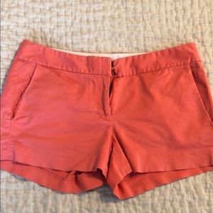 J Crew Coral Shorts